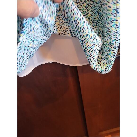 Lot of 2 blouse Tank Top Women's Small V-Neck Sleeveless Career Floral Abstract - Picture 11 of 11